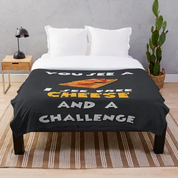 

Free Cheese Throw Blanket Soft Sherpa Blanket Bed Sheet Single Knee Blanket Office Nap Blanket