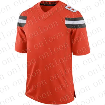 

Mens orange American football Clevelan Jersey Baker Mayfield Odell Beckham Jr Robert Griffin III Nick CHubb Jim Brown Jerseys