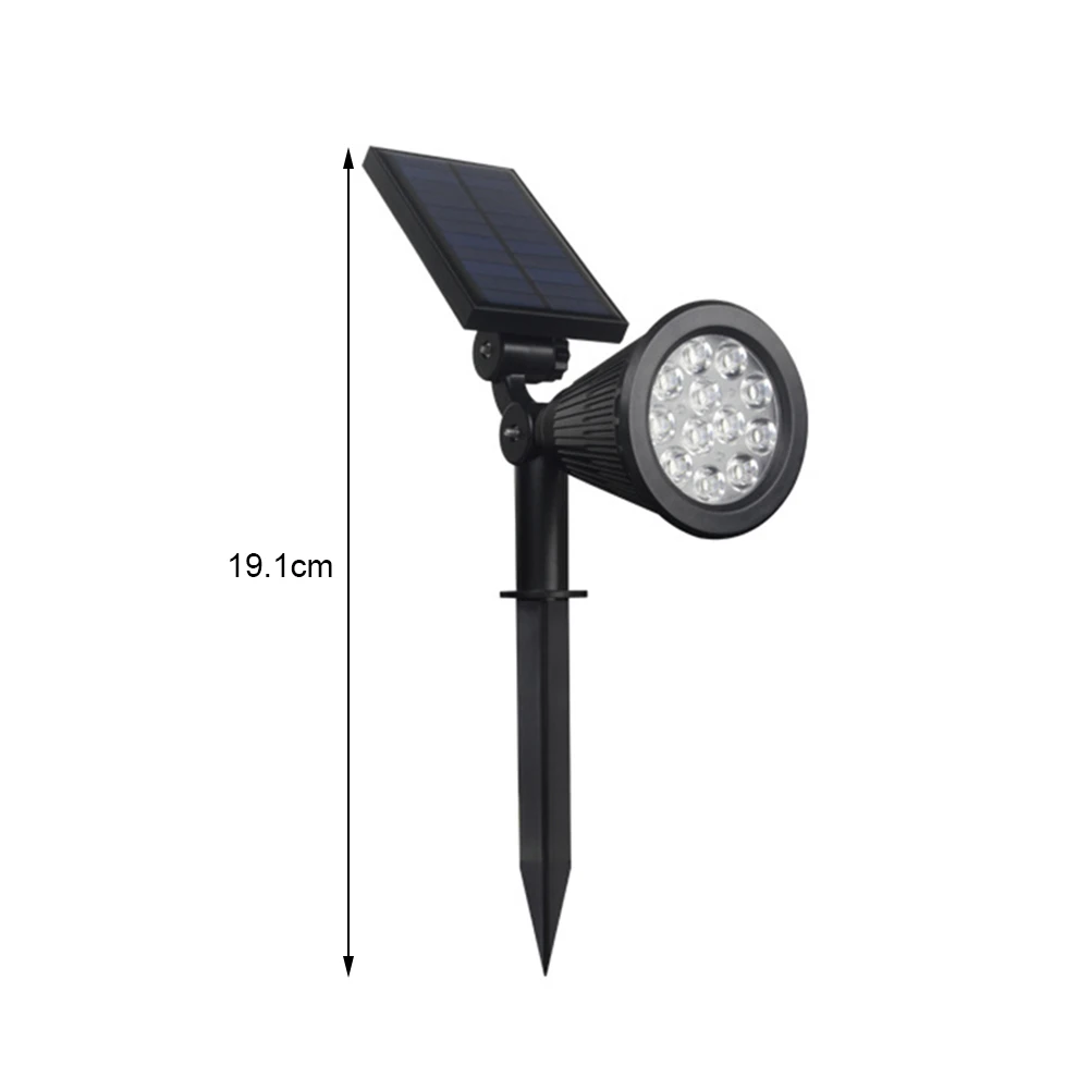 7 LED Solar Power Garden Lamp Colorful Spotlight Outdoor Lawn Landscape Lights Wall Spot Lamp solar deck post lights Solar Lamps