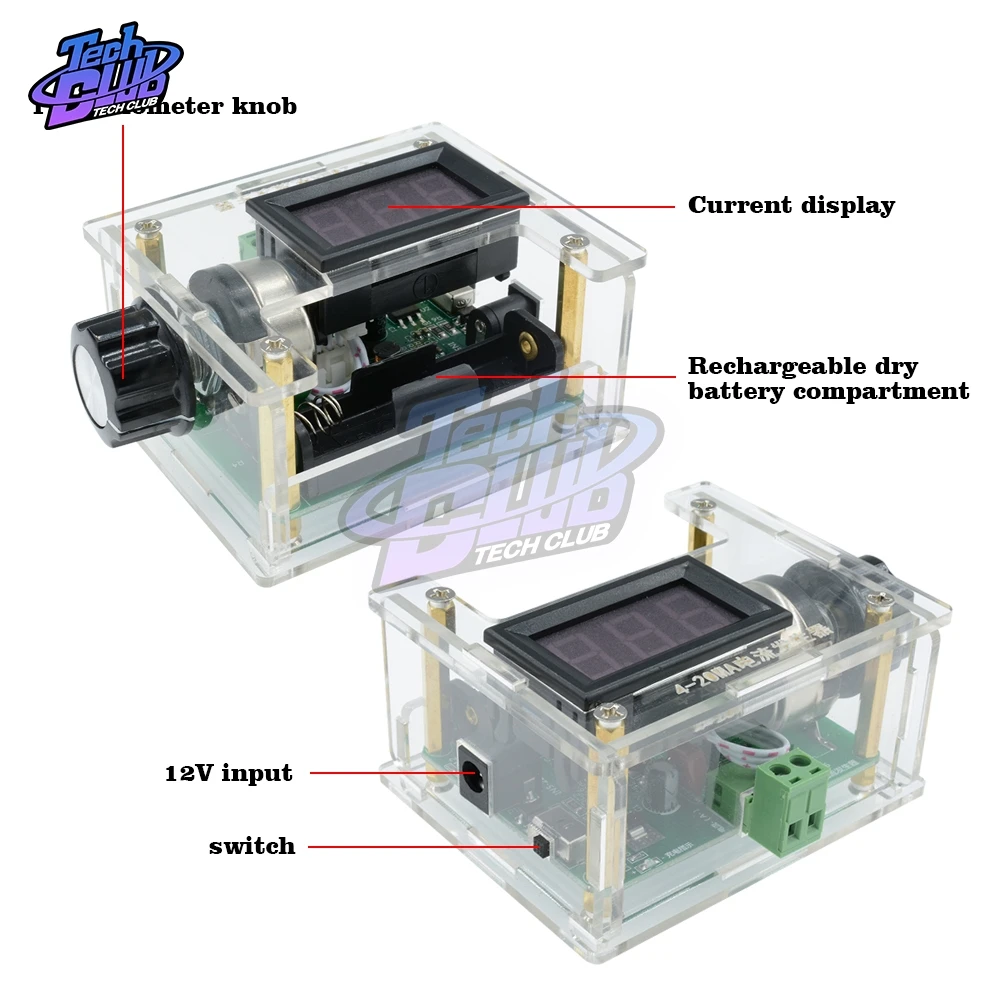 4-20mA Signal Generator LED Digital Display Current Signal Function Generator Sintetizador Frequency Pluse