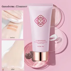 Ganoderma Moisturizing Brighten Face Cleanser Gentle Refreshing Oil Control Foam Face Cleanser Exfoliating Skin Care Beauty Wash