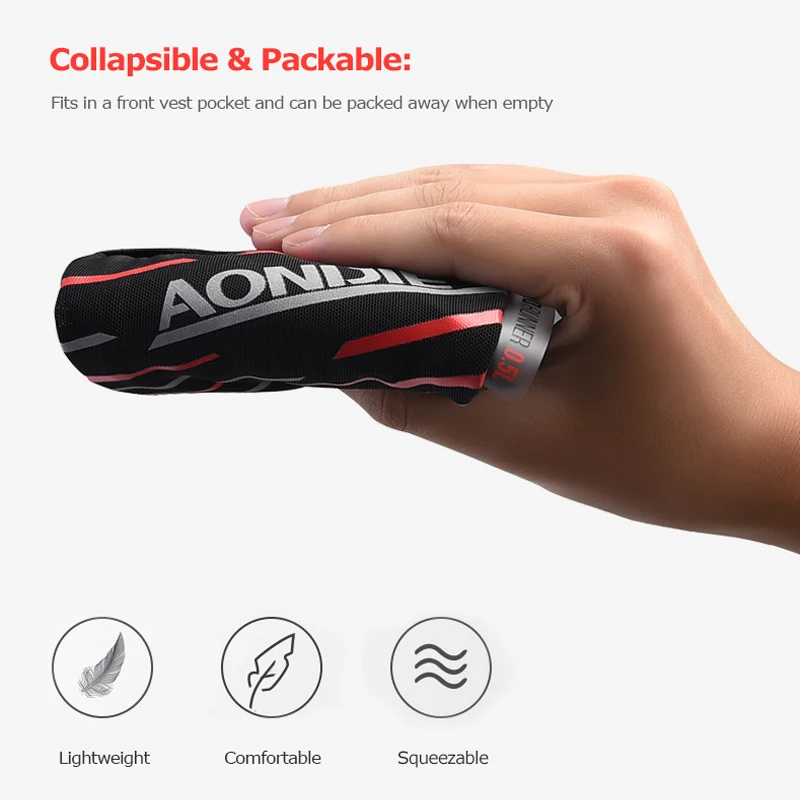 AONIJIE E961 ручное быстрое сцепление быстрая колба переноска для бутылей с водой сумка 6," держатель телефона гидратационный карман пакет для марафона
