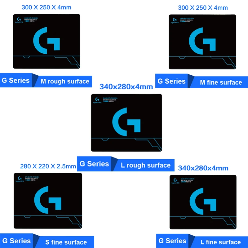 

Logitech G Series Gaming Mouse Pad Office Keyboard Speed Control Soft Thickened Fine Rough Large Medium Small FOR LOL