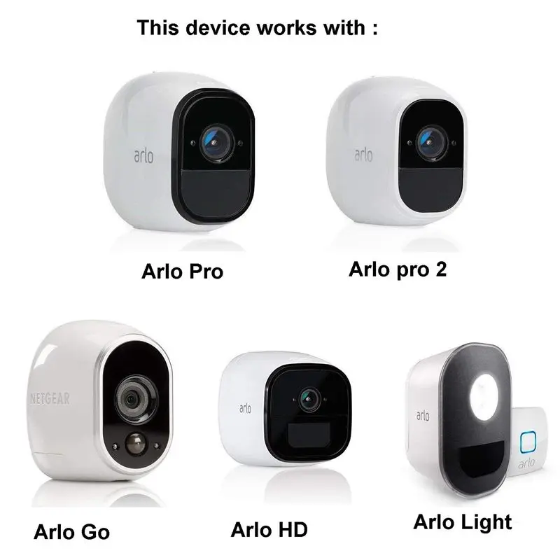 JABS 3 шт Металлическое Крепление для Arlo/Arlo Pro камеры безопасности металлическое настенное/потолочное крепление, регулируемое внутреннее/наружное крепление для Arlo