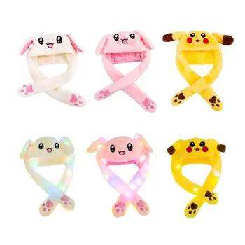 

Luminous Rabbit Funny Play Toy Bunny Ears Airbag Toy Hat Girlfriend Gift