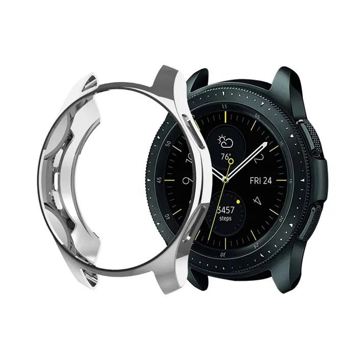 Чехол для часов для samsung gear S3 Frontier Galaxy Watch 46 мм/42 мм чехол с покрытием из ТПУ универсальная защитная крышка аксессуары для часов