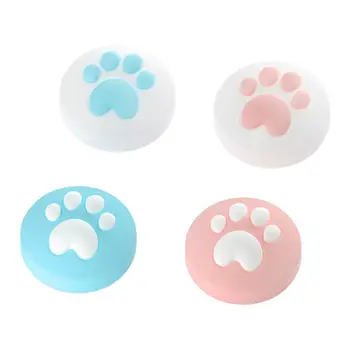 

Durable Silicone Cat Claw Handle Caps For Switch NX NS Left And Right Rocker Protection Mushroom Head Cover Joysticks cases