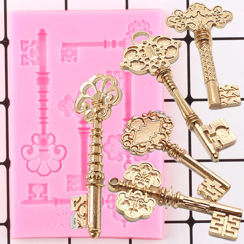 de silicona con forma de barroca, moldes para cupcakes, Fondant, herramientas de decoración de pasteles DIY, arcilla de resina de molde de pasta de goma de mascar de Chocolate|Moldes