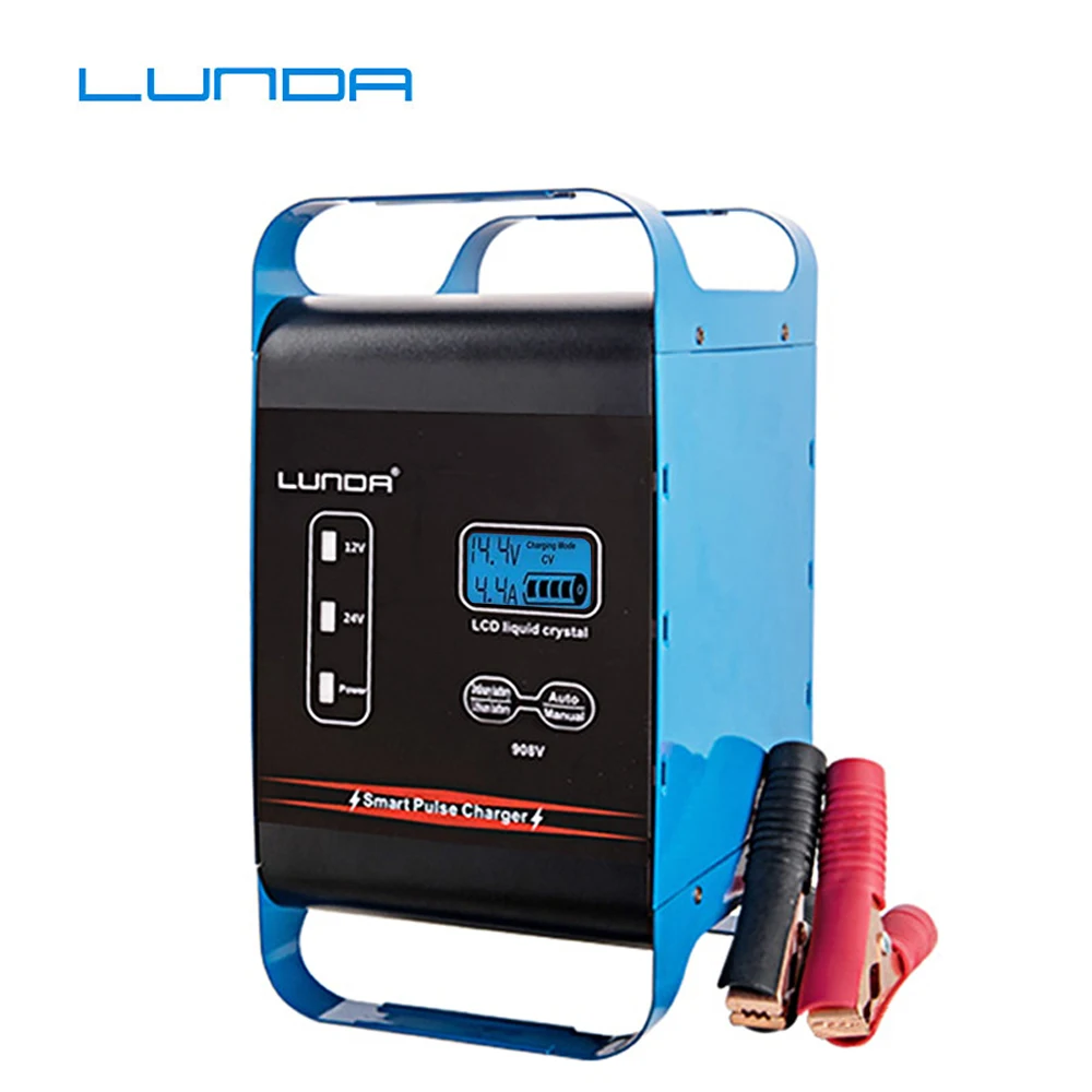 

12V/24V Fully Automatic Battery Charger 20Amp Battery Maintainer, GEL Lead-Acid Lithium Motorcycle Auto Power Supply