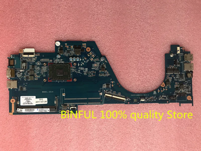 Материнская плата для ноутбука HP Pavilion 14 AV Core A8 7410 материнская 860262 001 601 DAG51AMB6C0 AM7410