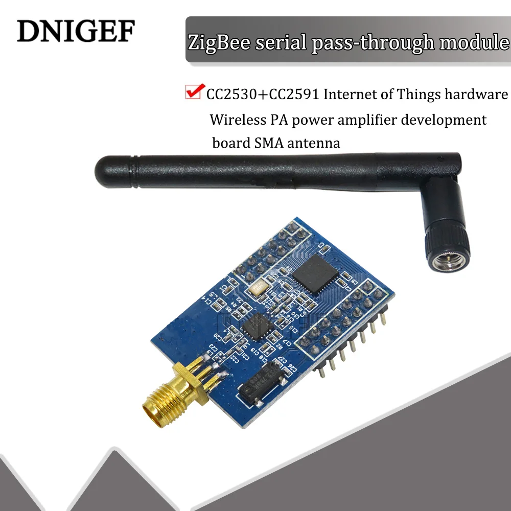 DNIGEF ZigBee Преобразование Последовательный порт TTL Uart беспроводной PA Модуль CC2530 +