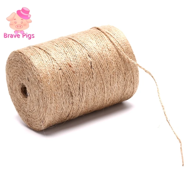 Burlap Rope Natural Hessian Jute Twine Burlap String Hemp Rope for Wedding  Gift Wrapping Cords Thread DIY Craft Home Woven Decor - AliExpress