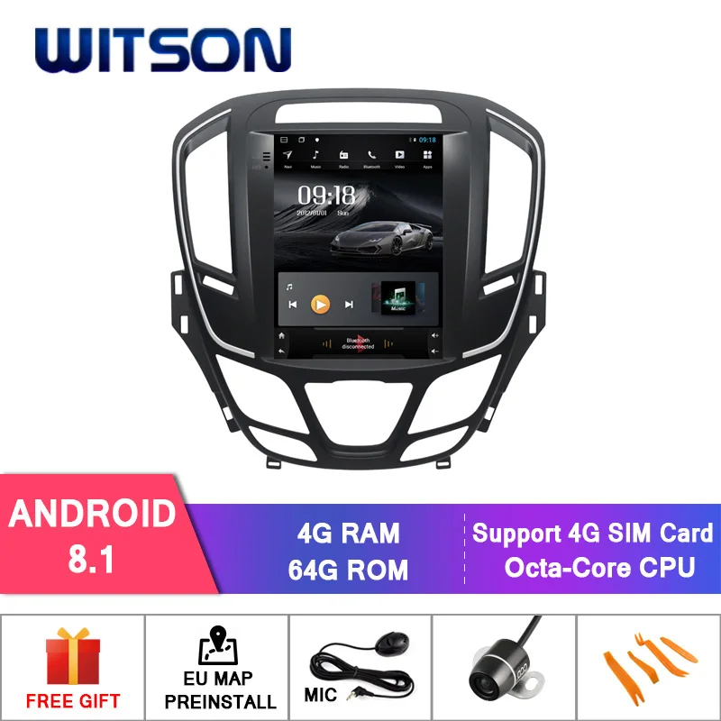 WITSON вертикальный экран Android автомобильный dvd с gps для OPEL INSIGNIA 4 Гб ram+ 64 Гб rom автомобильный аудио плеер Автомобильный gps