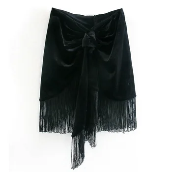 

New Arrival Spring Autumn Women Skirts 2020 High Quality Black Fashion Ladies Loose Office Dress Elegant Skirts