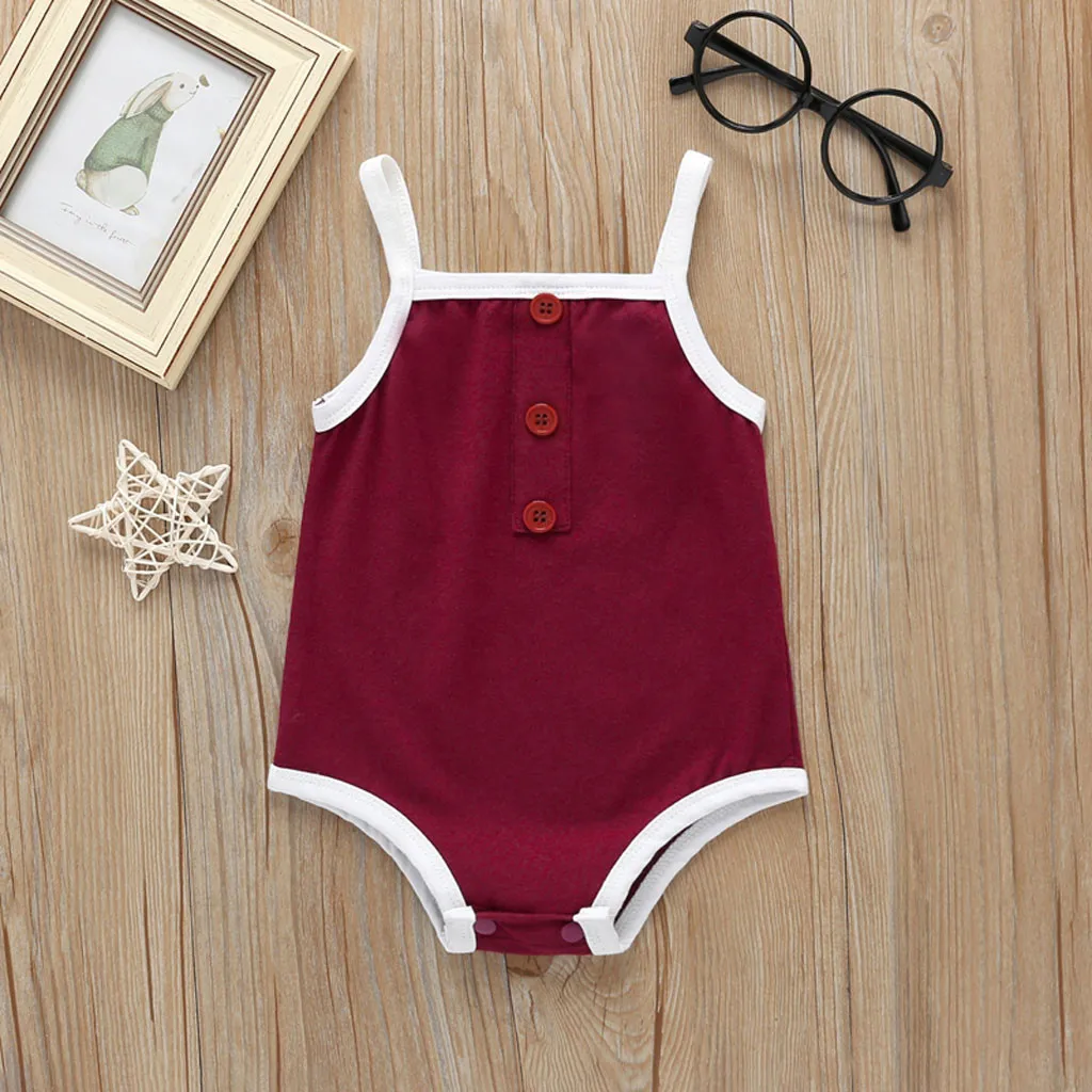 

Newborn Infant Baby Boys Girls Solid Jumpsuit Clothes cute Kawaii Outfits baby girl clothes bodysuit roupa infantil menina