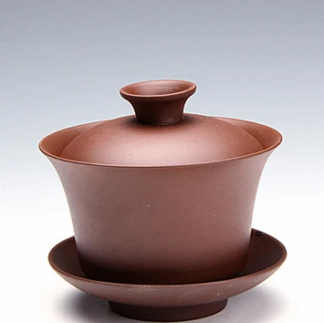 Чайная чашка Tureen Gaiwan чайная из фиолетовой глины около 120 мл набор черного чая Puer