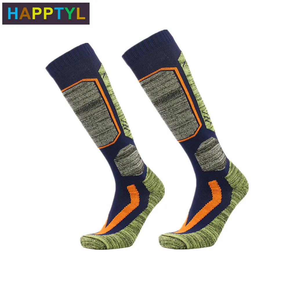 1 пара лыжных носков HAPPTYL для катания на лыжах сноуборде холодной погоды зимних