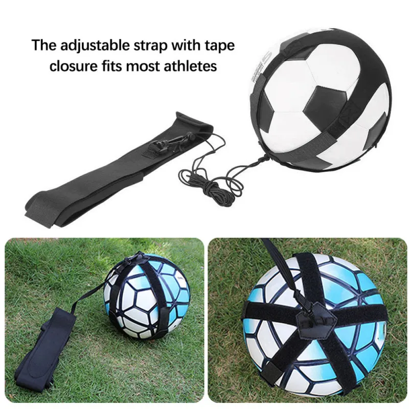 

Football Kick Solo Trainer Belt Adjustable Swing Bandage Control Soccer Training Aid Equipment Waist Belt Skills Soccer Practice