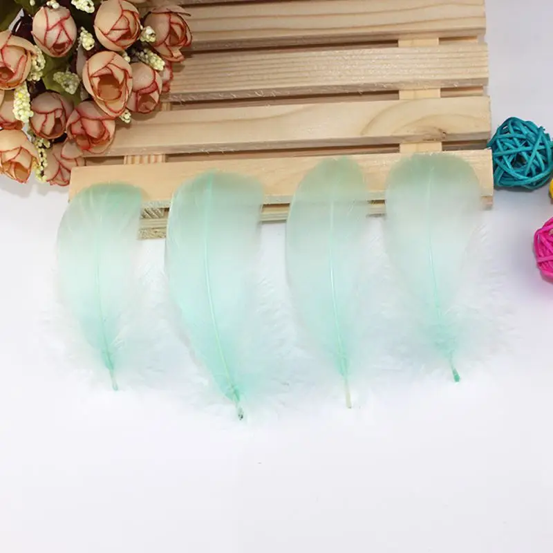 100Pcs Wedding Decorations High Quality Dyed Goose Feathers Floating Plumas DIY Jewelry Decorative Accessories Feathers