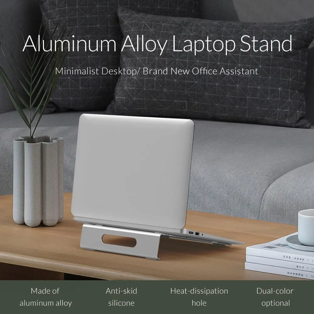 ORICO Folding Portable Laptop Stand Holder Viewing Angle/Height Adjustable Quality Aluminum Alloy B