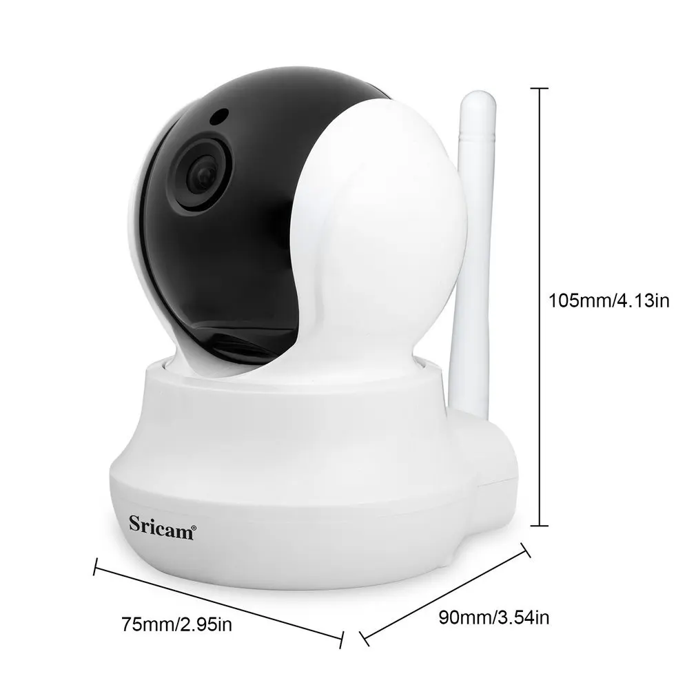 Для Sricam Sp020 1080P Hd Ptz Ip комнатная камера безопасности Ir-Cut Wedcam Wifi Беспроводная камера домашнего наблюдения монитор