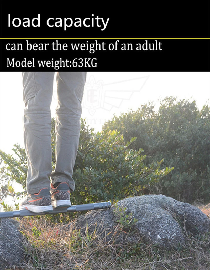 Multifunctional Outdoor Survival Tool 4 Sections Defense Tactical Walking Stick Portable Camping Alpenstock Car Emergency Tools (24)