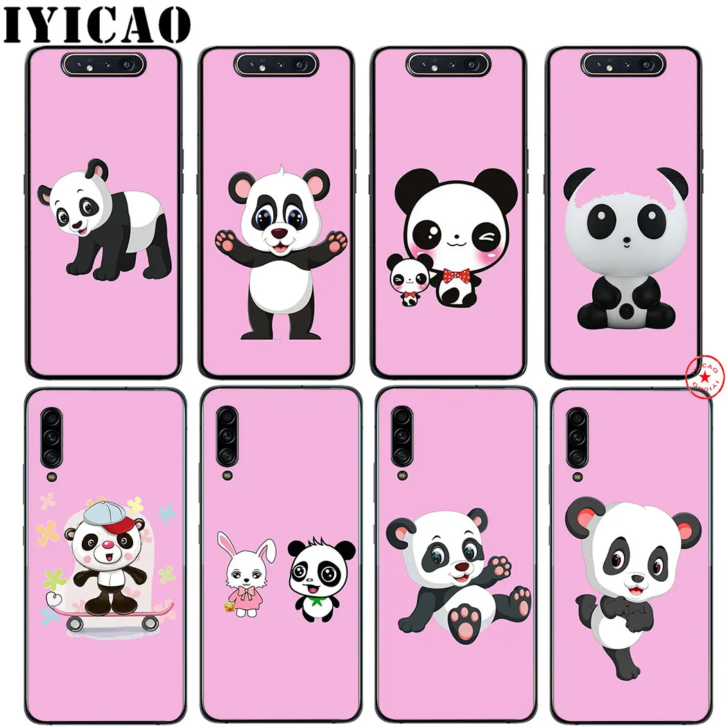 Мягкий чехол IYICAO с милой пандой G для huawei P30 P20 P10 P9 P8 Lite Pro P Samrt Z Plus 2019 2018 2017 2016 2015