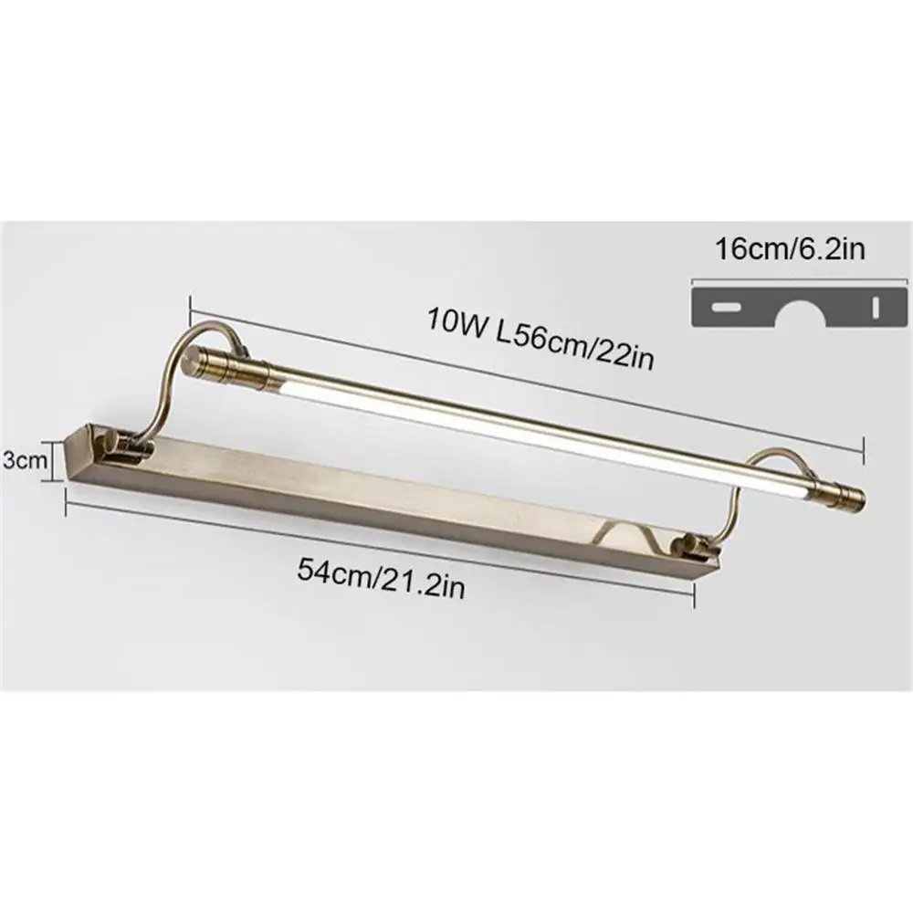 100V 240V 10W 56 см светодиодный ретро лампы прожекторы LED Минималистский Ванная