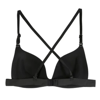 

Sexy Lingerie Bra Women Push Up Bra Strip Underwear Deep V Bra Invisible Brassiere 2 Colors