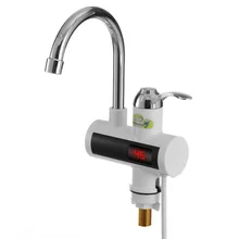 3000 Вт светодиодный цифровой дисплей кран мгновенный нагрев Электрический водонагреватель кран высокая термостойкость кран набортный смеситель