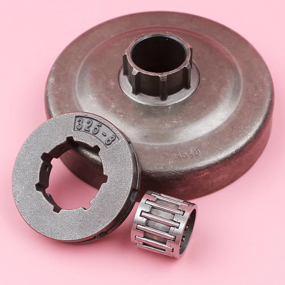 

Cltuch Drum .325 8 Teeth Sprocket Rim Needle Bearing Kit For Husqvarna 340 345 346XP 350 353 Chainsaw Spare Replacement Part