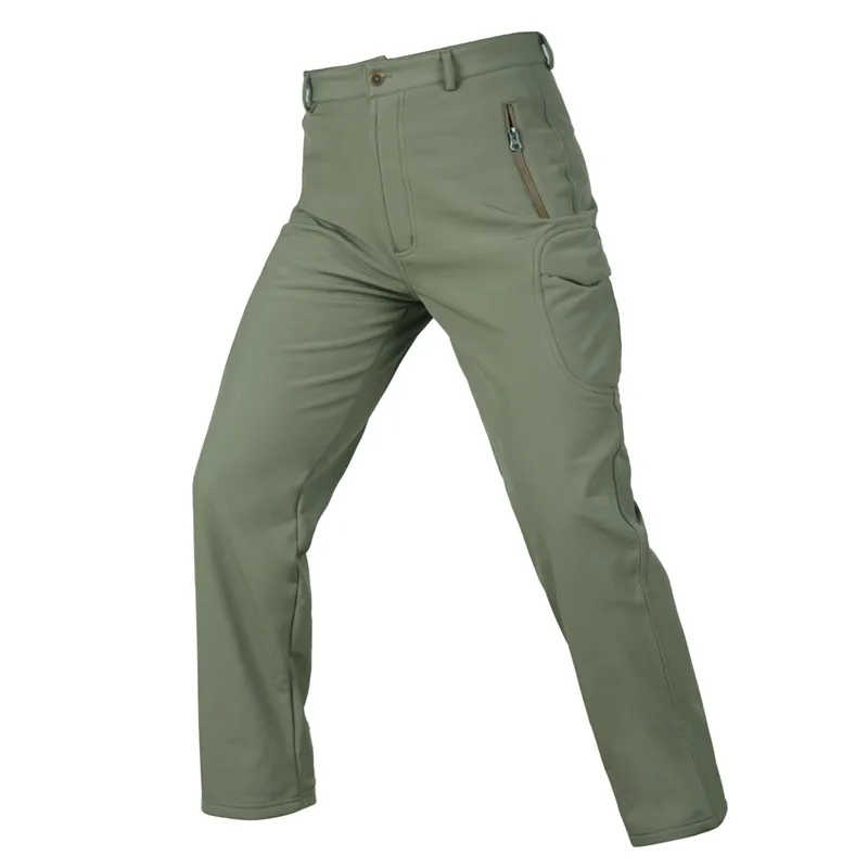 Мягкая оболочка военная форма мужские тактические брюки теплые термо дышащие армейские брюки мужские камуфляжные боевые брюки карго