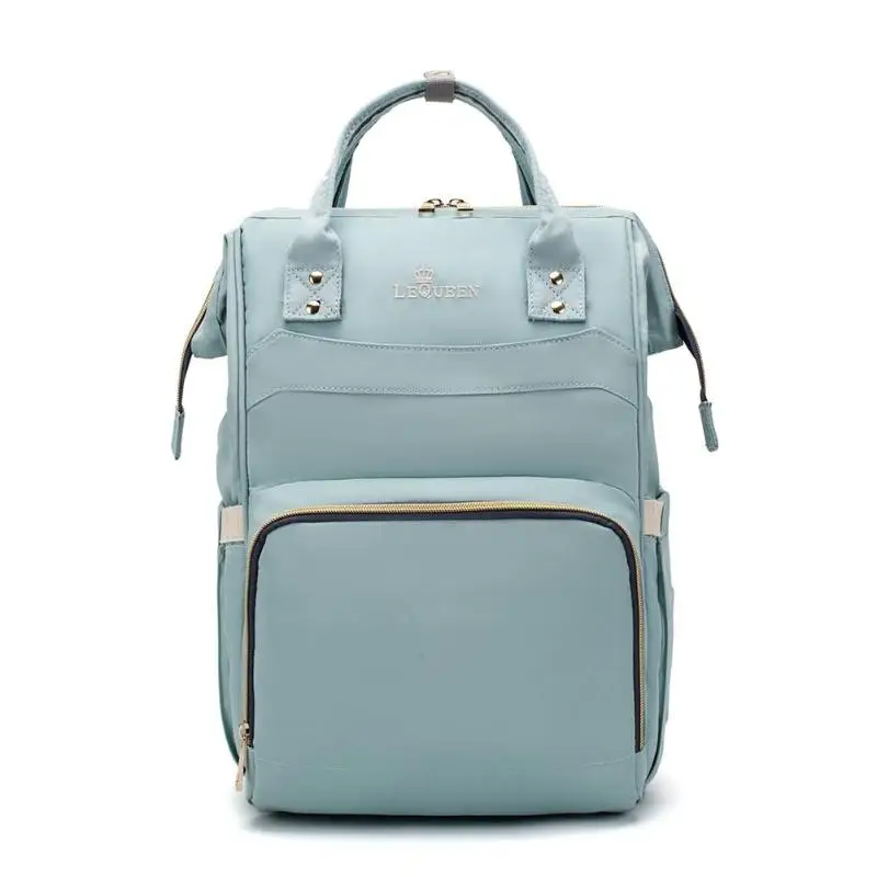 Light Blue 01 LEQUEEN подгузник сумка Мумия большой емкости сумка мама ребенок многофункциональные влагостойкие, уличные, для Путешествия Пеленки сумки для ухода за ребенком - Цвет: Light Blue 01