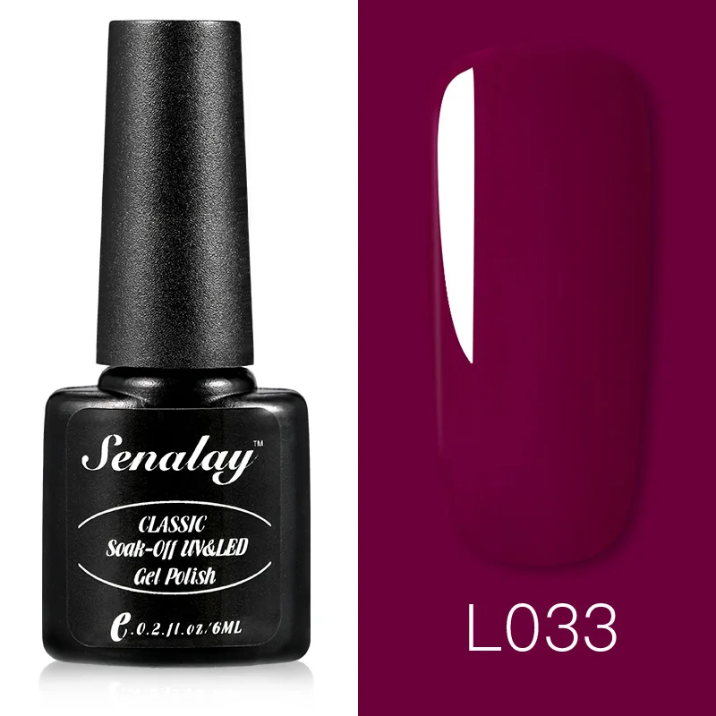 RE12-L033 SENALAY Гель-лак для ногтей, Лаки, основа, верхнее покрытие, Полупостоянный УФ светодиодный гель для ногтей, маникюрный набор для ногтей - Цвет: RE12-L033