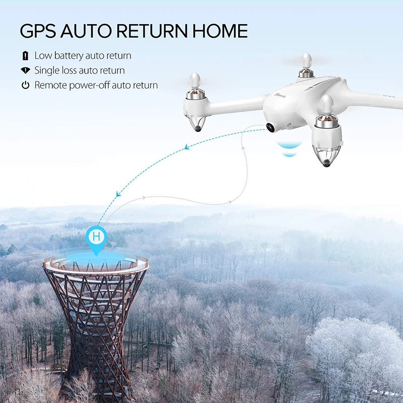 Potensic D80 wifi FPV с широкоугольным HD камерой 1080P режим удержания высоты складной рычаг RC Квадрокоптер Дрон в подарок