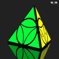 QiYi Mofangge Coin Tetrahedron Pyramid Magic Cube Toy Speed Puzzle Strange shape coin  Newest qiyi pyramind cube 2