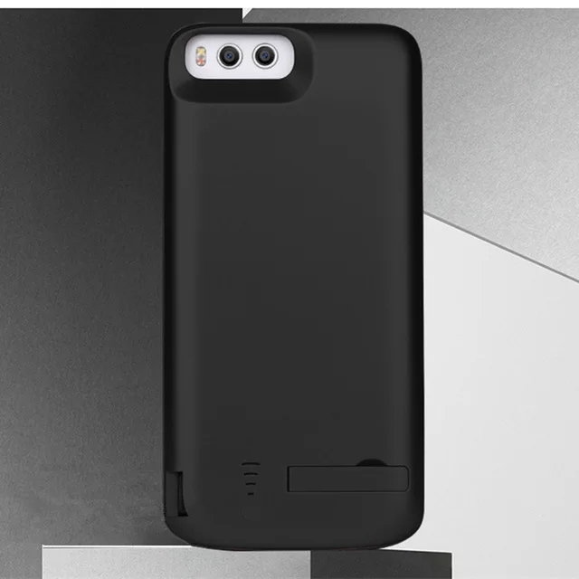Мобильный источник питания для Xiaomi mi 6 5S чехол-картридж с подставкой внешний аккумулятор зарядное устройство корпус для Xiaomi mi 6 mi 5 - Цвет: Black For Mi 5S