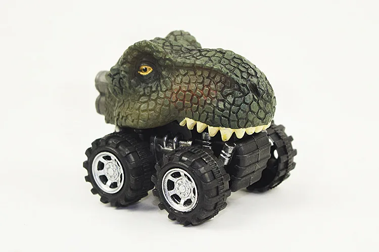 Модель динозавра с перекрестной окантовкой, игрушечная машинка с t-rex, игрушечная гоночная машинка, детская игрушка на день, оптом
