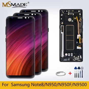 

Original LCD For Samsung Galaxy Note 8 LCD N9500 N950F N900DS Display Touch screen Digitizer Assembly For samsung Note8 N900D