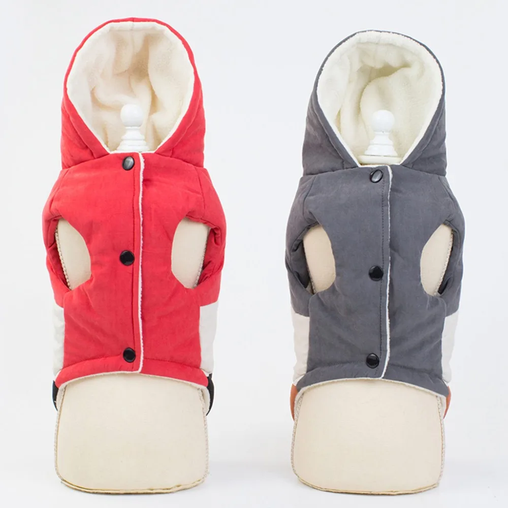 Pet Chinese Clothes Dog Cat Shirt Color Stitching Coat Sweatshirt Vest Pets  Warm Clothes Coat   пуховик для собак #2S01 (11)