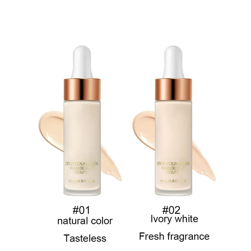 

Matte Liquid Foundation Full Coverage Makeup Face Base Long Lasting Concealer Primer BB Cream Make Up Cosmetics 15ml Skincare