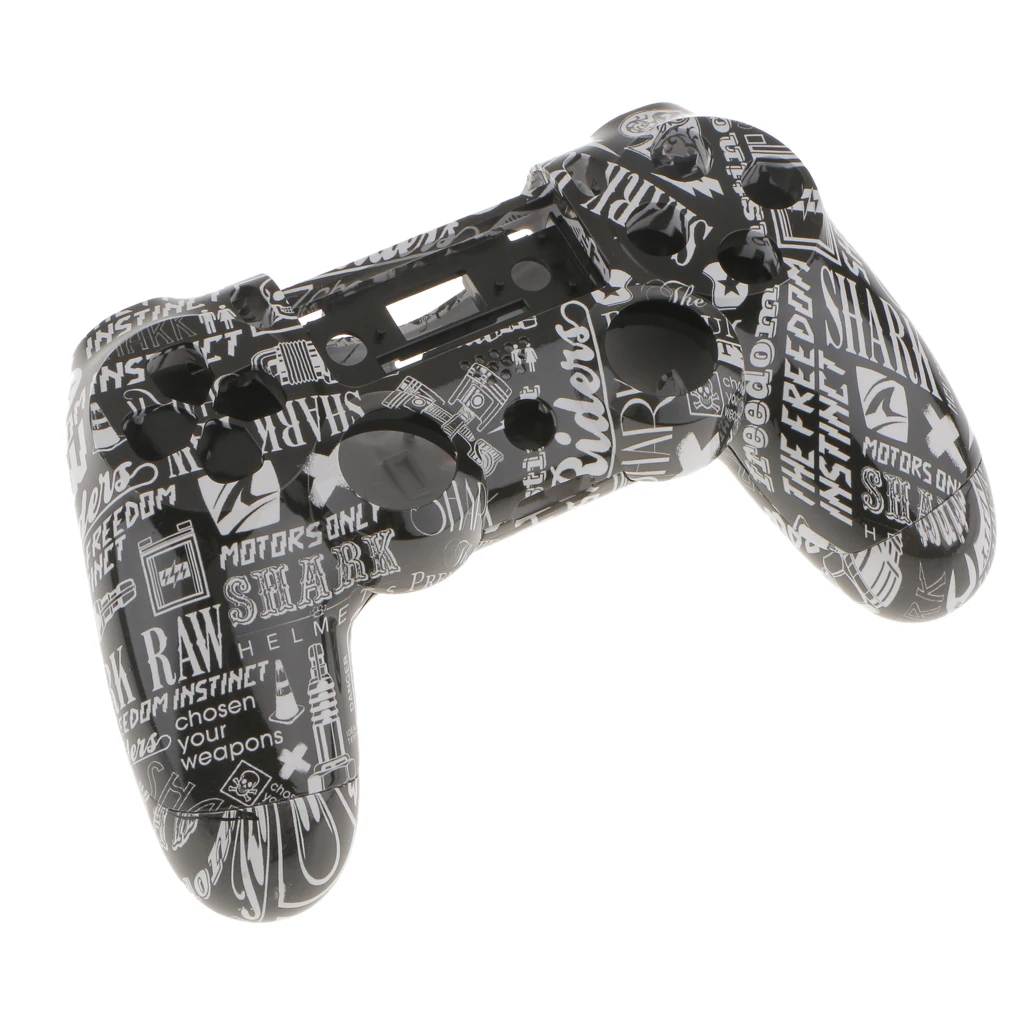 Custom Shell Hydro Dipped Mod Buttons Mod Kit for PS4 Wireless Controller