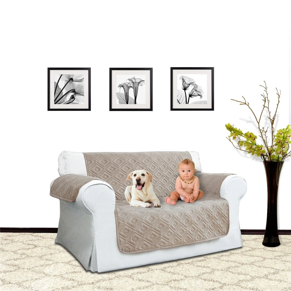 Водонепроницаемый для диванов съемный собака Детские коврик кресло, мебель протектор моющиеся подлокотник диван чехлов 1/2/3 сиденье