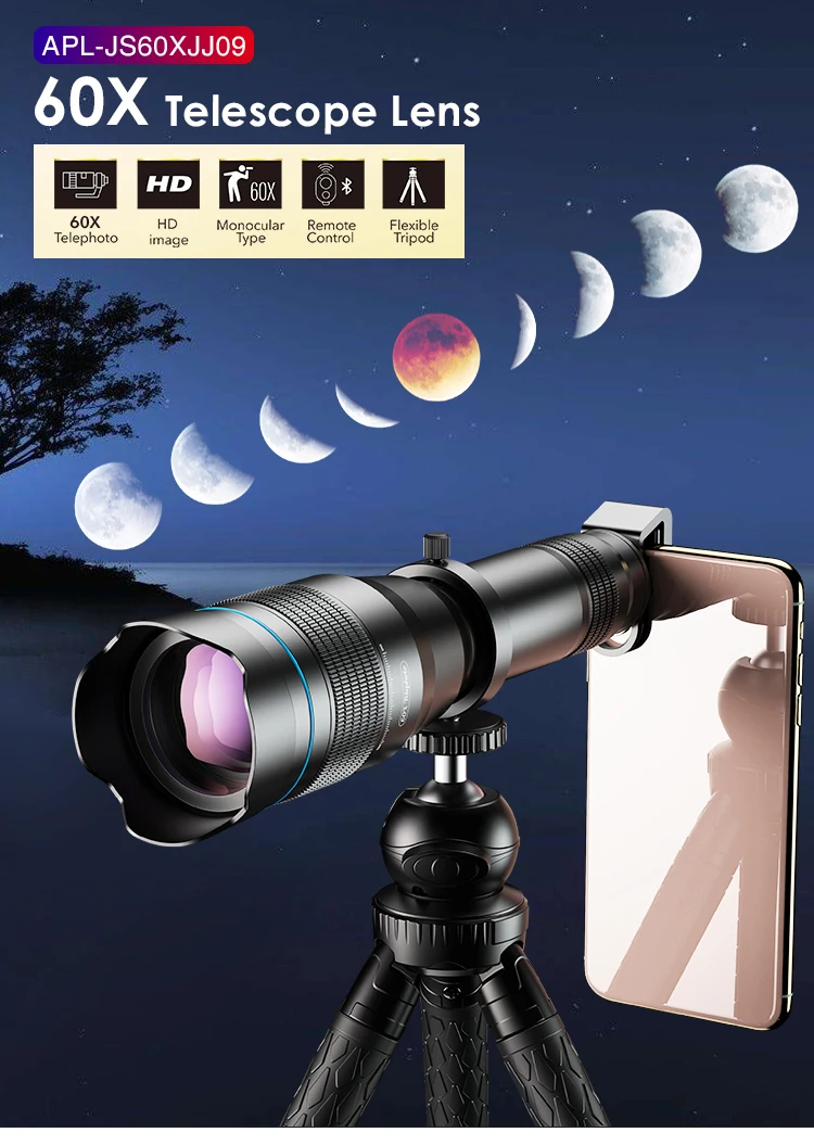 apexel-60x-mobile-phone-monocular-telescope-lens-smart cell direct