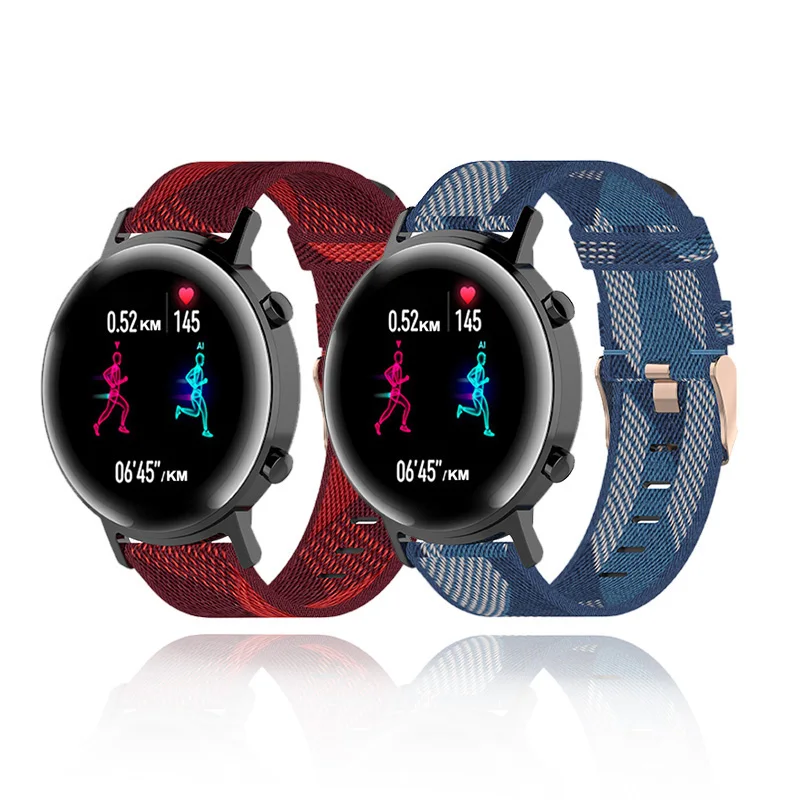 Ϸ 20mm Ʈ, Amazfit Bip S GTS GTR 42mm , Garmin Vivoactive 3 Venu Forerunner 245/645 Polar Ignite Watch Band