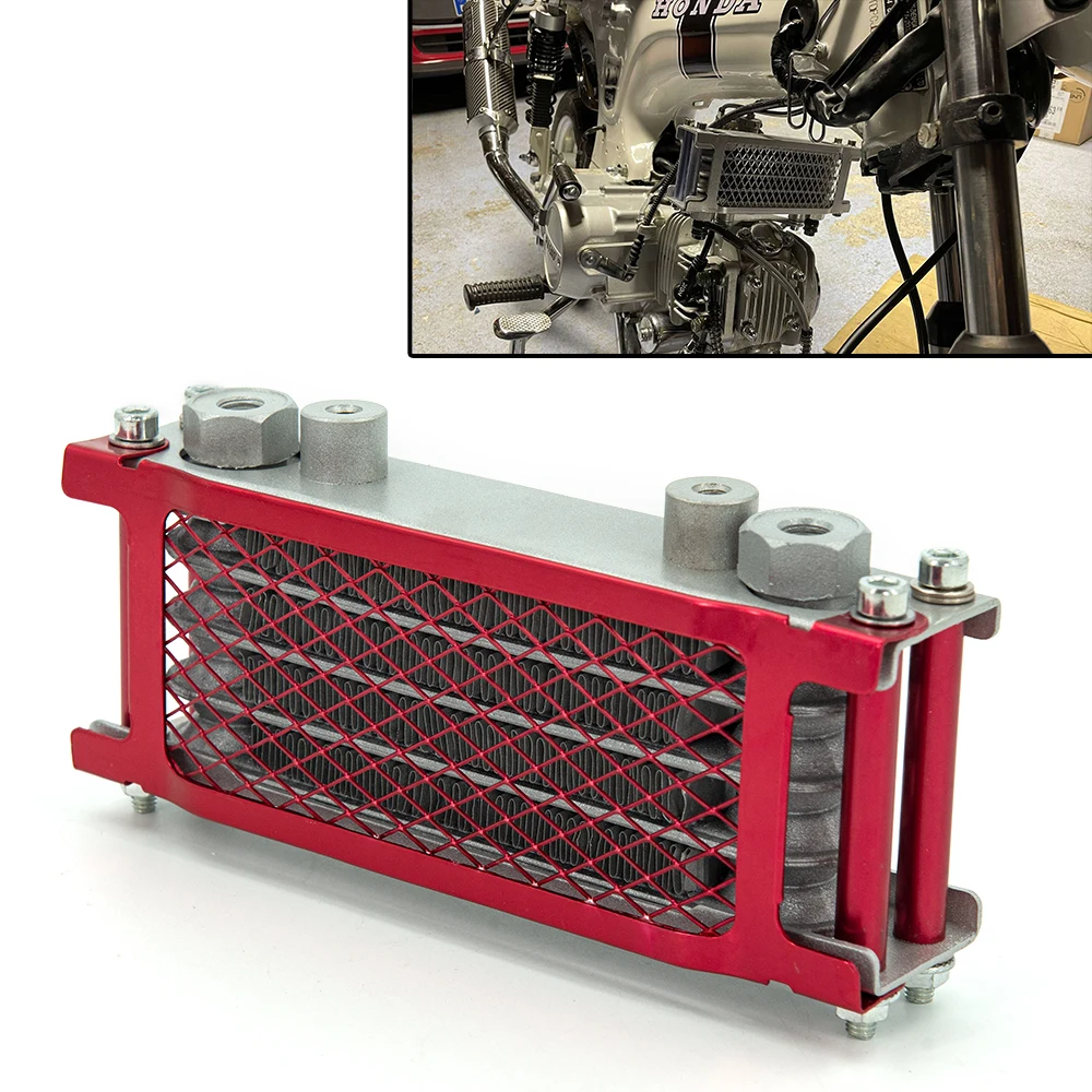 ONE RADIATOR Scooter ATV Pit Bike GY6 Universal Ban Jing Oil Cooler