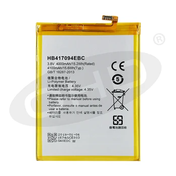 

2 pcs Original For Huawei HB417094EBC Rechargeable Li-ion phone battery For Huawei Ascend Mate 7 MT7 TL00 TL10 UL00 CL00 4100mAh