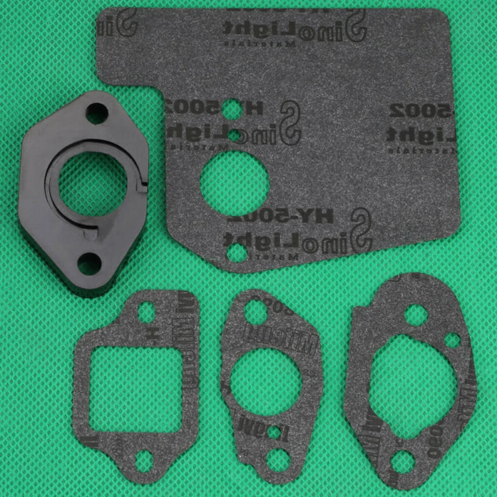 Carburetor Insulator Gasket Kit For Honda GCV160 GCV190 GSV190 Engine Air Guide Gasket Carburetor Muffler Gasket Lawn Mower Part