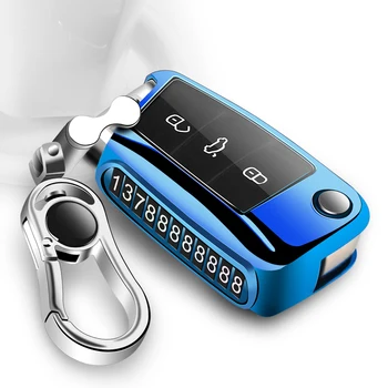 

Soft TPU Case Car Key Case Is Suitable For Volkswagen Touran L New Tiguan L Lingdu Golf 7 With New Anti-Lost Number Plate