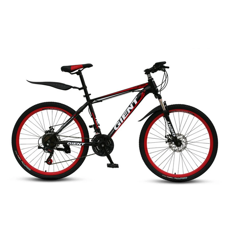 Mountain Bike Bicycle 21 Speed 26 Inch Fat Bike Double Disc Brakes Shock Adult Male and Female Students
